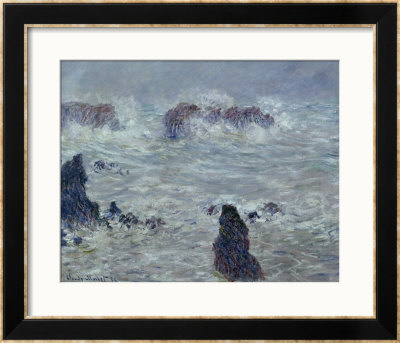 Storm, Off The Coast Of Belle-Ile, 1886 by Claude Monet Pricing Limited Edition Print image