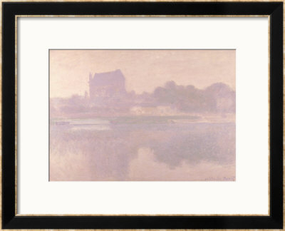 The Church Of Vernon, Brouillard, 1894 by Claude Monet Pricing Limited Edition Print image