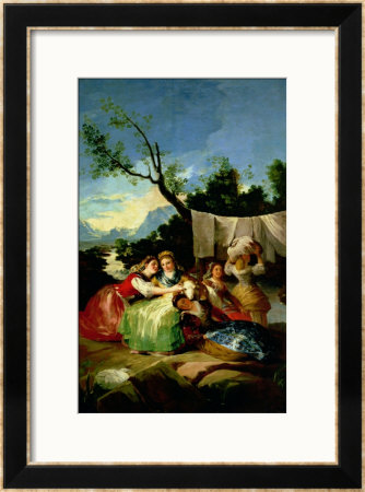 The Washerwomen, Before 1780 by Francisco De Goya Pricing Limited Edition Print image
