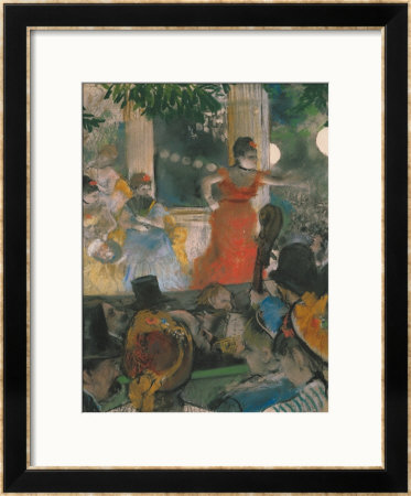 Cafe Concert At Les Ambassadeurs, 1876-77 by Edgar Degas Pricing Limited Edition Print image