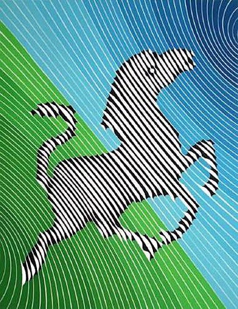 Zèbres Ii by Victor Vasarely Pricing Limited Edition Print image
