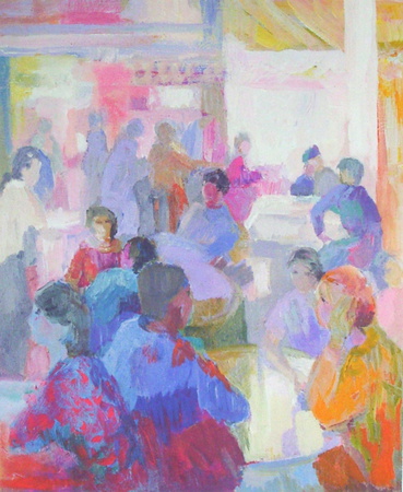 Le Petit Cafe by Monique Baroni Pricing Limited Edition Print image
