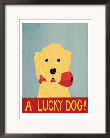 A Lucky Dog by Stephen Huneck Pricing Limited Edition Print image