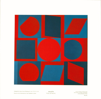 Kalota by Victor Vasarely Pricing Limited Edition Print image
