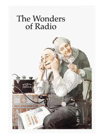 The Wonders Of Radio by Norman Rockwell Pricing Limited Edition Print image