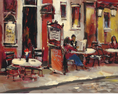 Sidewalk Café by Brent Heighton Pricing Limited Edition Print image