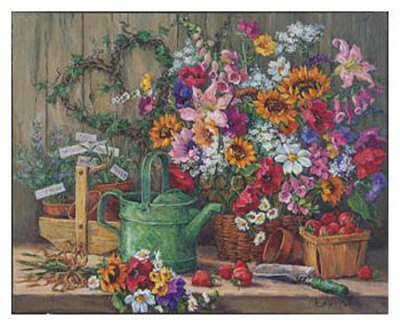 Potting Bench by Barbara Mock Pricing Limited Edition Print image