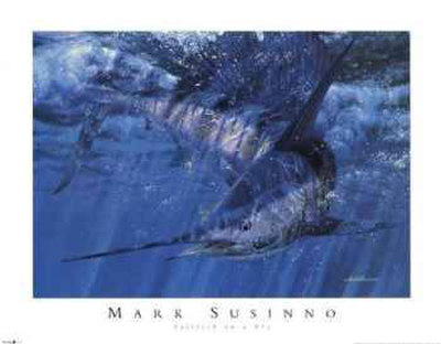 Sailfish On A Fly by Mark Susinno Pricing Limited Edition Print image