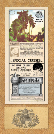 Vintage Travel Ad Ii by Mary Beth Zeitz Pricing Limited Edition Print image