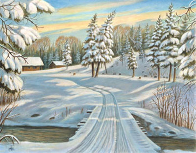 Winter Scene Ii by Ron Jenkins Pricing Limited Edition Print image