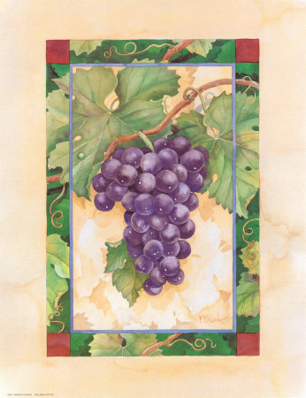 Cabernet Grapes by Paul Brent Pricing Limited Edition Print image
