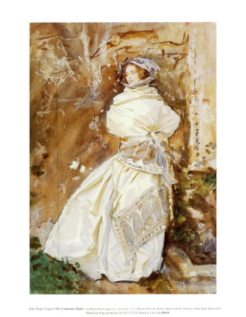 Cashmere Shawl by John Singer Sargent Pricing Limited Edition Print image