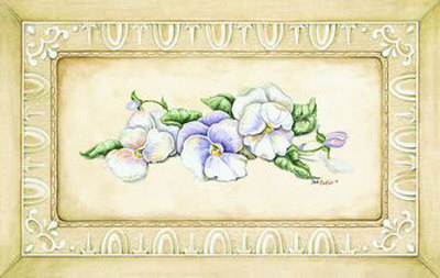 Vintage Pansies by Deb Collins Pricing Limited Edition Print image