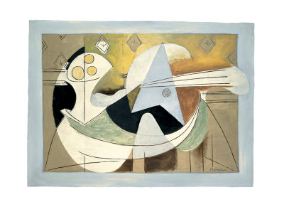 Fruit Bowl And Guitar, C.1927-29 by Pablo Picasso Pricing Limited Edition Print image