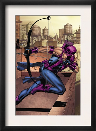Marvel Adventures Super Heroes #14 Cover: Hawkeye by David Williams Pricing Limited Edition Print image