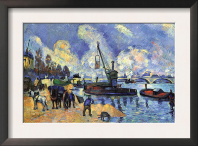 Seine At Bercy by Paul Cezanne Pricing Limited Edition Print image