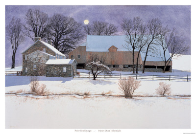 Moon Over Hillendale by Peter Sculthorpe Pricing Limited Edition Print image