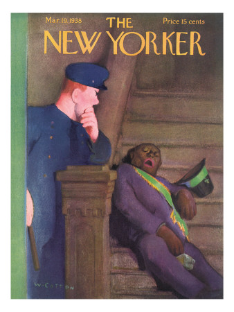 The New Yorker Cover - March 19, 1938 by William Cotton Pricing Limited Edition Print image