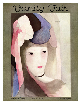 Vanity Fair Cover - February 1928 by Marie Laurencin Pricing Limited Edition Print image