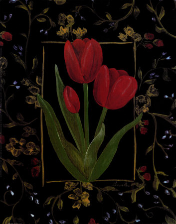 Red Tulips by Bambi Papais Pricing Limited Edition Print image