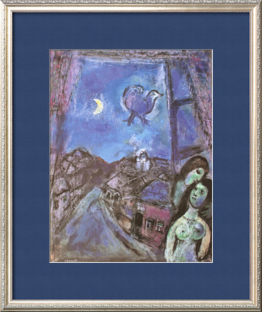 Window In The Evening by Marc Chagall Pricing Limited Edition Print image