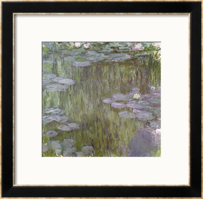 Nympheas At Giverny, 1918 by Claude Monet Pricing Limited Edition Print image