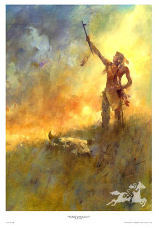 Twilight Of The Lakota by Bob Crofut Pricing Limited Edition Print image