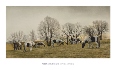 Gypsies Grazing by Peter Sculthorpe Pricing Limited Edition Print image