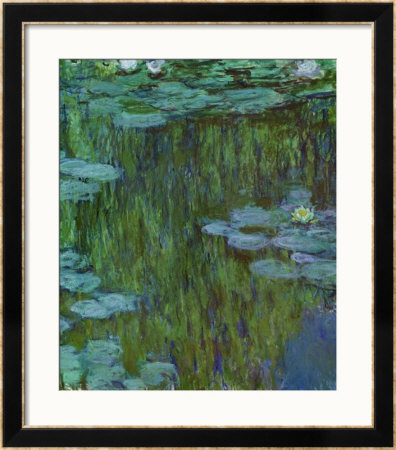 Waterlilies At Giverny, 1918 by Claude Monet Pricing Limited Edition Print image