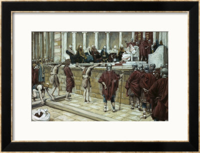 Pilate Announces Judgement From The Gabbatha by James Tissot Pricing Limited Edition Print image