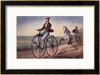 The (Bicycle) Velocipede by Currier & Ives Pricing Limited Edition Print image