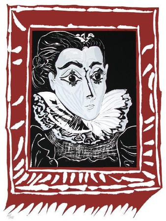Dame A La Colerette by Pablo Picasso Pricing Limited Edition Print image