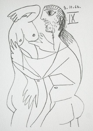 Le Gout Du Bonheur 58 by Pablo Picasso Pricing Limited Edition Print image