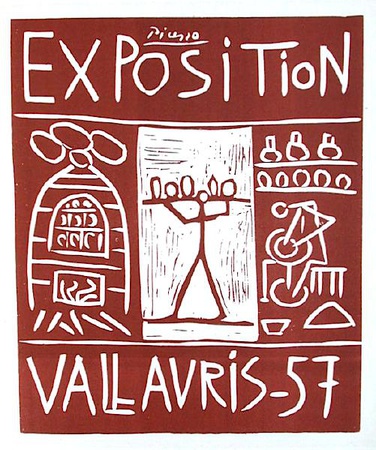 Af 1957 - Exposition Vallauris by Pablo Picasso Pricing Limited Edition Print image