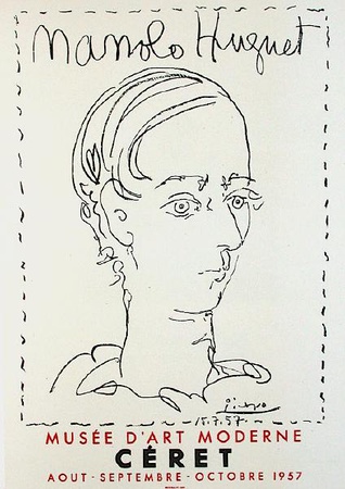 Af 1957 - Manolo Hugnet by Pablo Picasso Pricing Limited Edition Print image