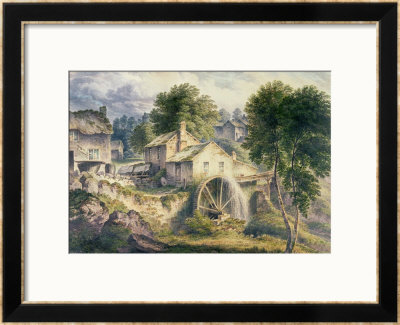 Mill In Bonsall Dale, Derbyshire by John Glover Pricing Limited Edition Print image