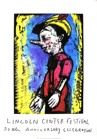 Pinocchio, 2008 by Jim Dine Pricing Limited Edition Print image