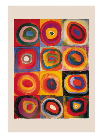 Squares With Concentric Rings by Wassily Kandinsky Pricing Limited Edition Print image