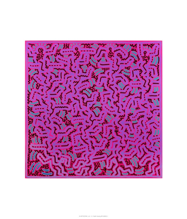 Untitled, June 1, 1984 by Keith Haring Pricing Limited Edition Print image