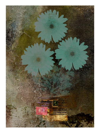 Blue Flowers by Miguel Paredes Pricing Limited Edition Print image