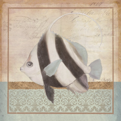 Vintage Fish Iv by Mary Beth Zeitz Pricing Limited Edition Print image