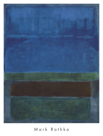 Blue, Green, And Brown by Mark Rothko Pricing Limited Edition Print image