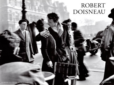 Le Baiser De L'hotel De Ville, Paris, 1950 by Robert Doisneau Pricing Limited Edition Print image