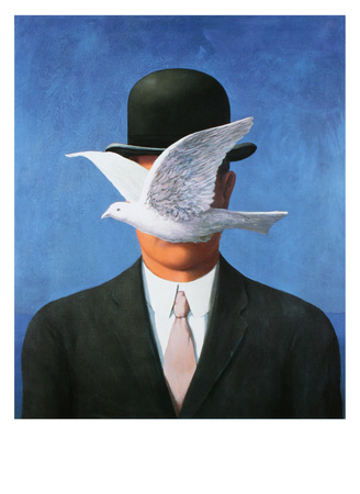 L'homme Au Chapeau Melon, C.1964 by Rene Magritte Pricing Limited Edition Print image
