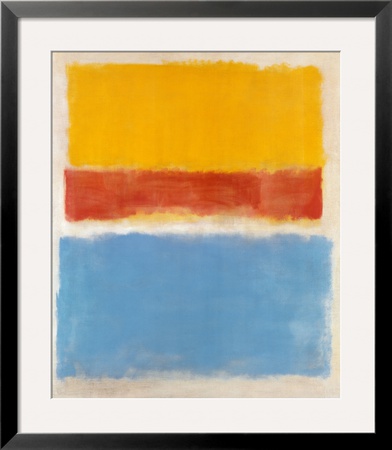 Untitled - Yellow, Red, Blue by Mark Rothko Pricing Limited Edition Print image