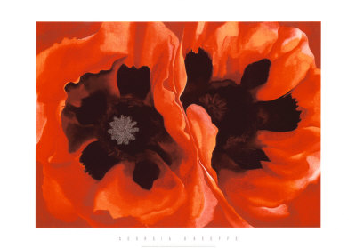 Oriental Poppies, C.1928 by Georgia O'keeffe Pricing Limited Edition Print image