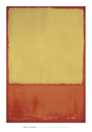 The Ochre, 1954 by Mark Rothko Pricing Limited Edition Print image