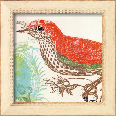 Red Bird by Swan Papel Pricing Limited Edition Print image