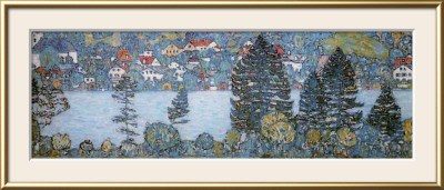 Mountain Slope At Unterach by Gustav Klimt Pricing Limited Edition Print image