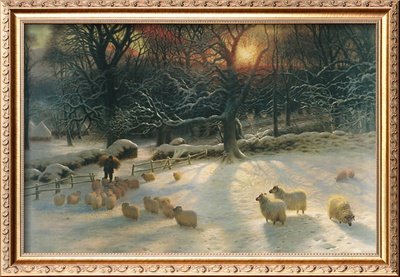 The Shortening Winter's Day by Joseph Farquharson Pricing Limited Edition Print image
